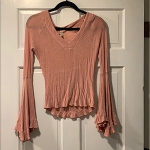 Free People Size Small Frilly Shirt